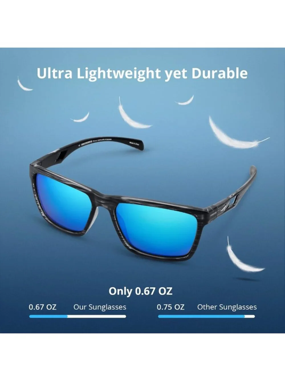 Polarized Sport Sunglasses for Men & Women | UV Protection, Lightweight, Durable